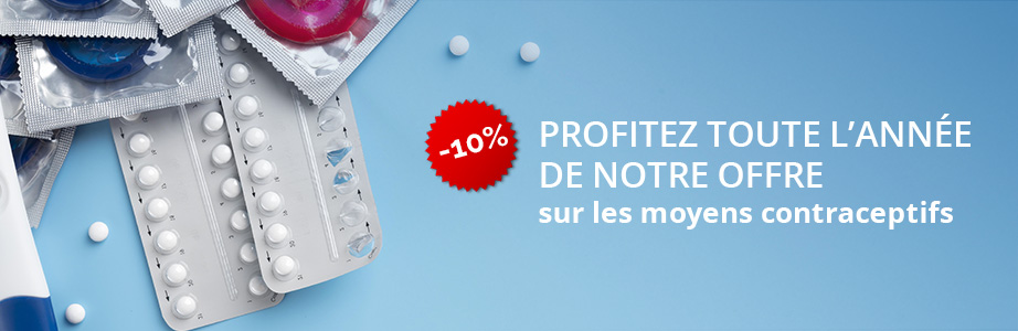 Pharmacie de Veyrier - 10% de réduction toute l'année sur les moyens contraceptifs