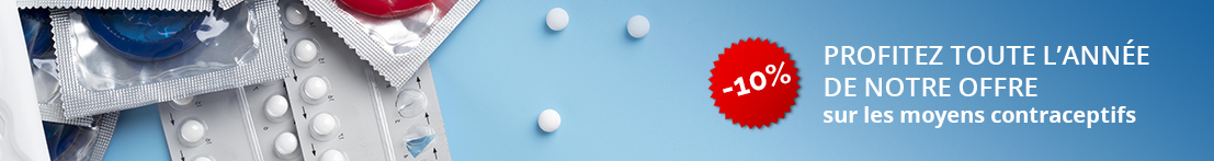 Pharmacie de Veyrier - 10% de réduction toute l'année sur les moyens contraceptifs